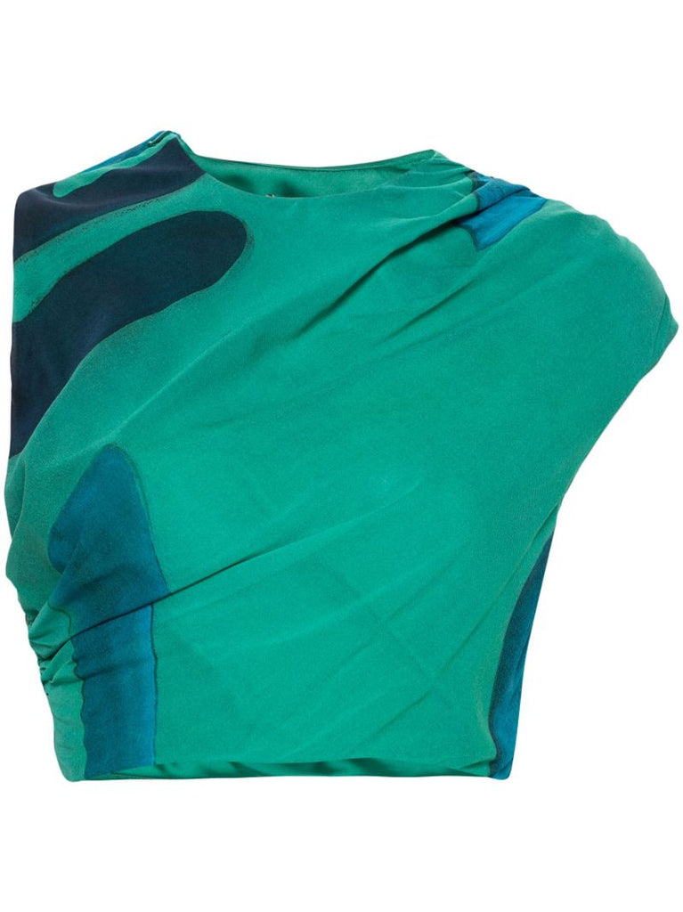 Green Frankie Crop Top
