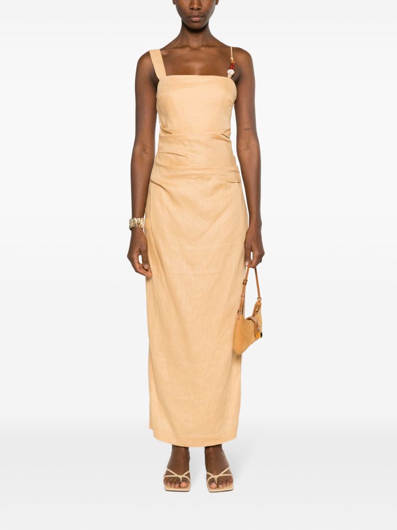 Brown Antonia Midi Dress