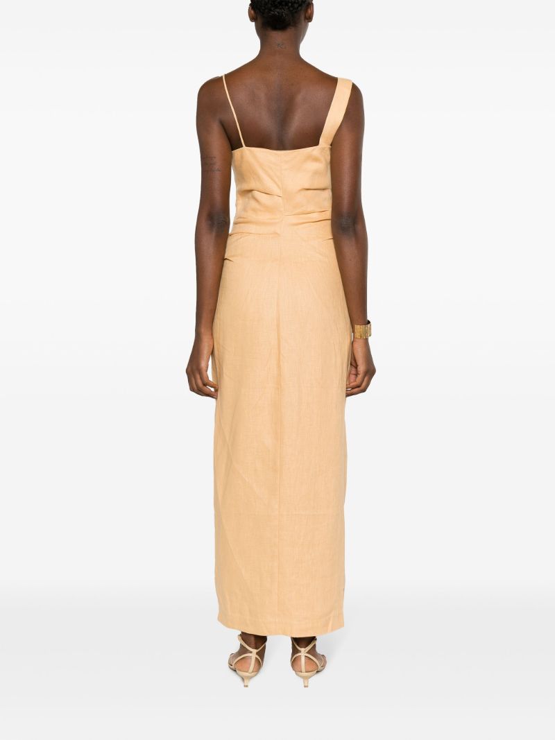 Brown Antonia Midi Dress