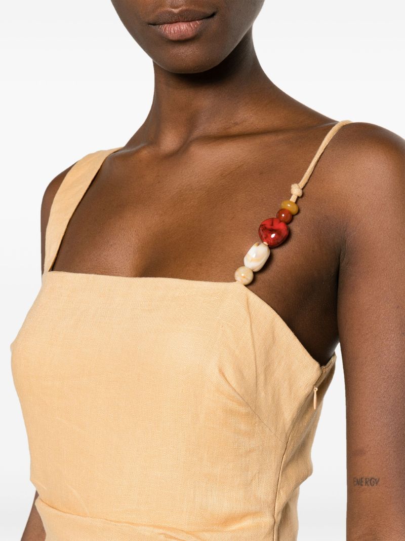 Brown Antonia Midi Dress