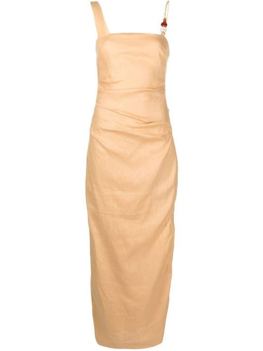 Brown Antonia Midi Dress