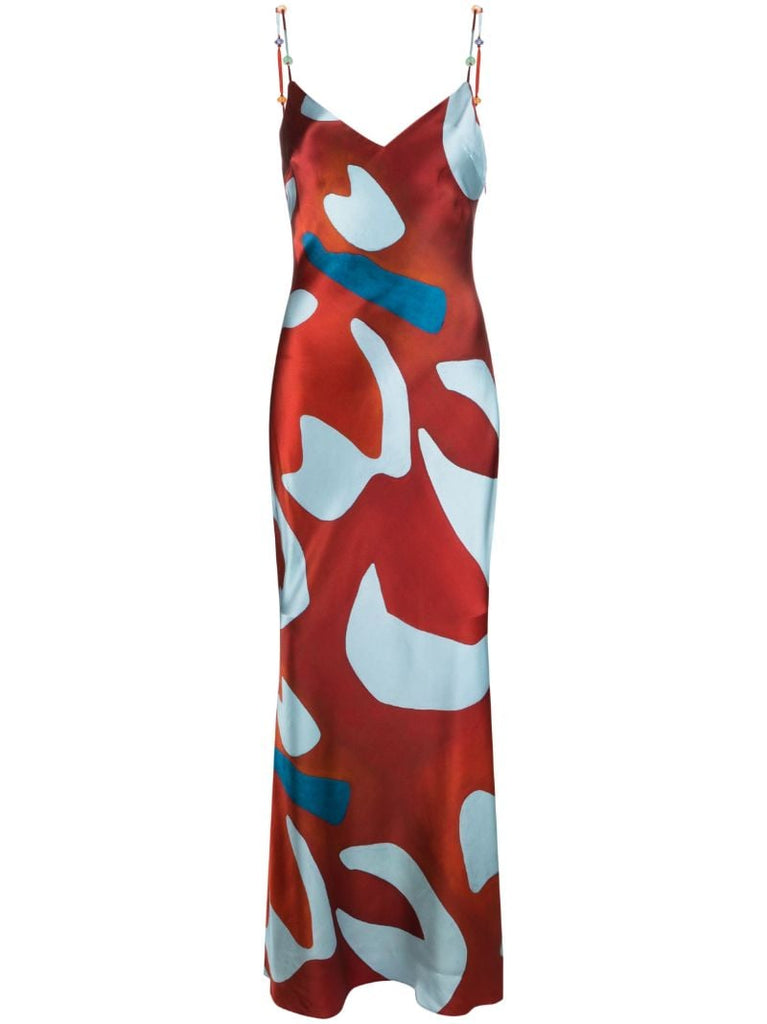 Red Frankie Slip Dress