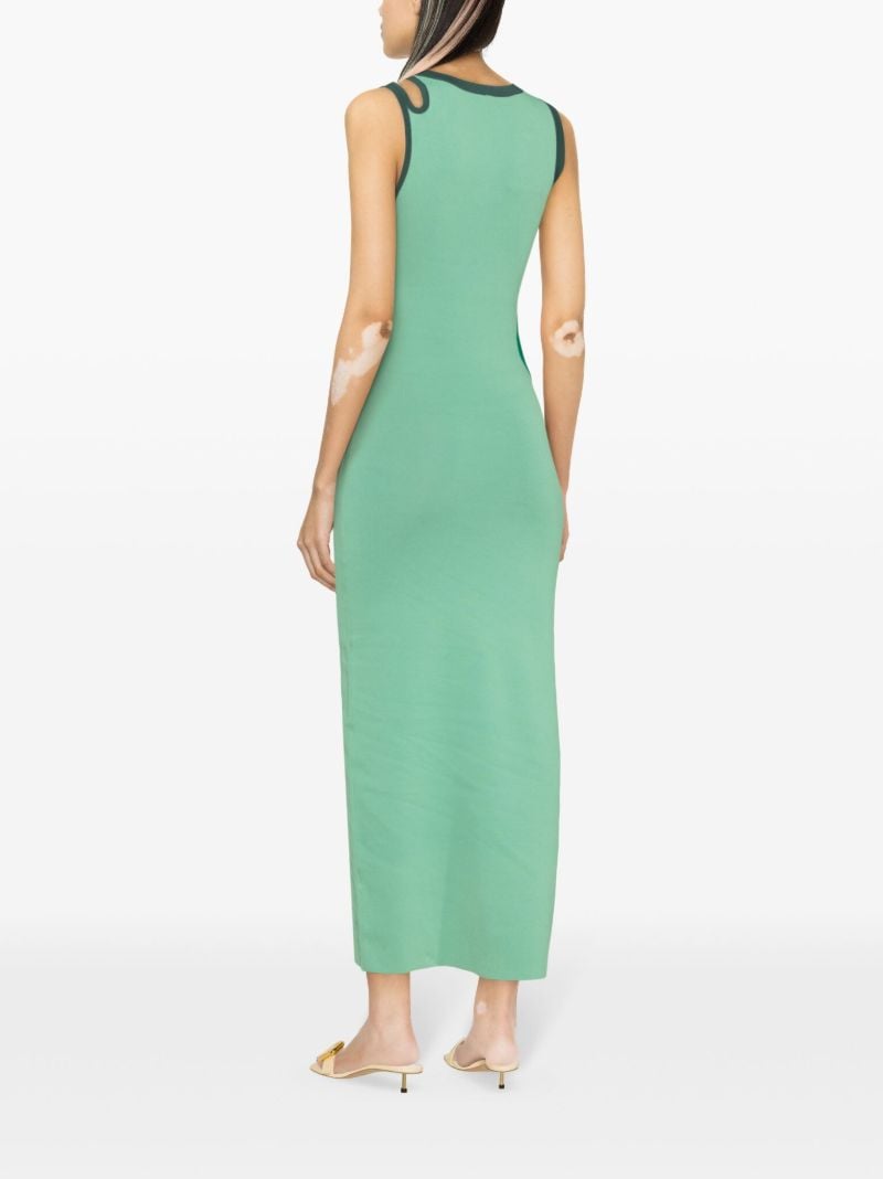 Green Salvador Stretch-jersey Dress