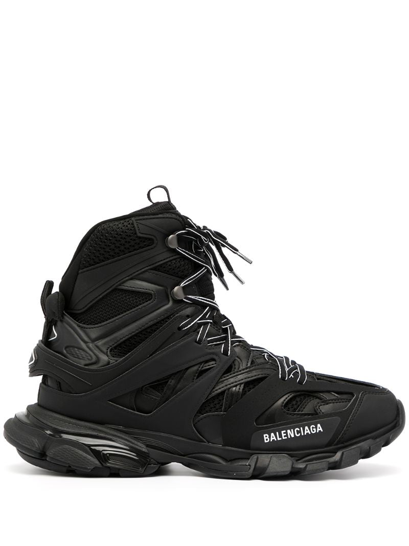 Black Track Hike High-top Sneakers