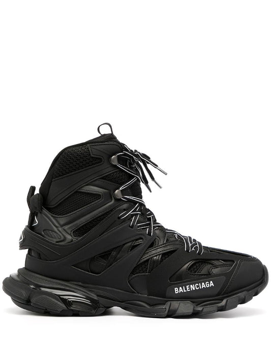 Black Track Hike High-top Sneakers