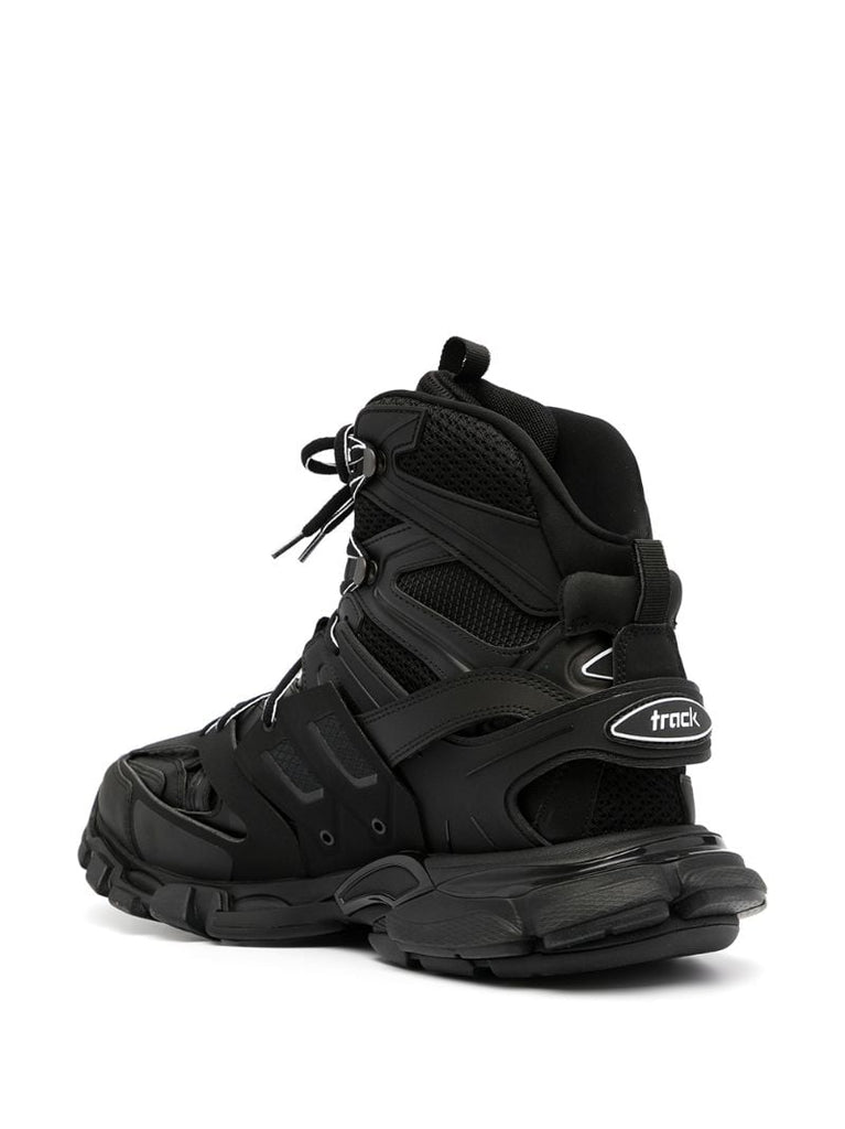 Black Track Hike High-top Sneakers