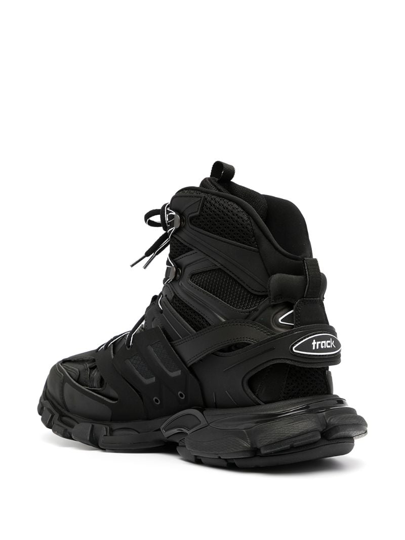 Black Track Hike High-top Sneakers