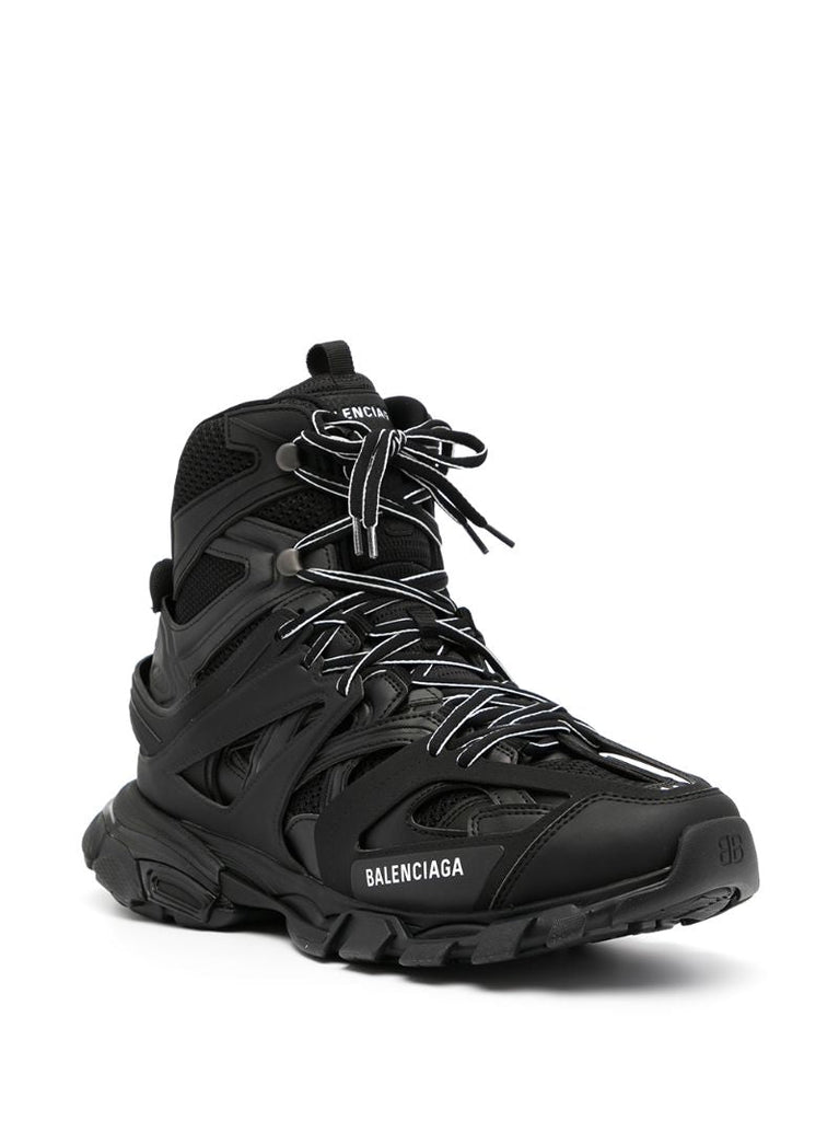 Black Track Hike High-top Sneakers