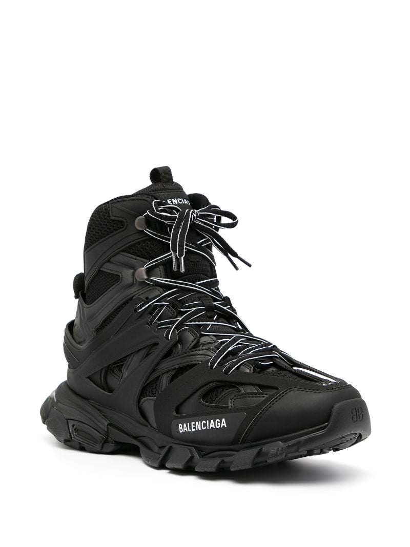 Black Track Hike High-top Sneakers