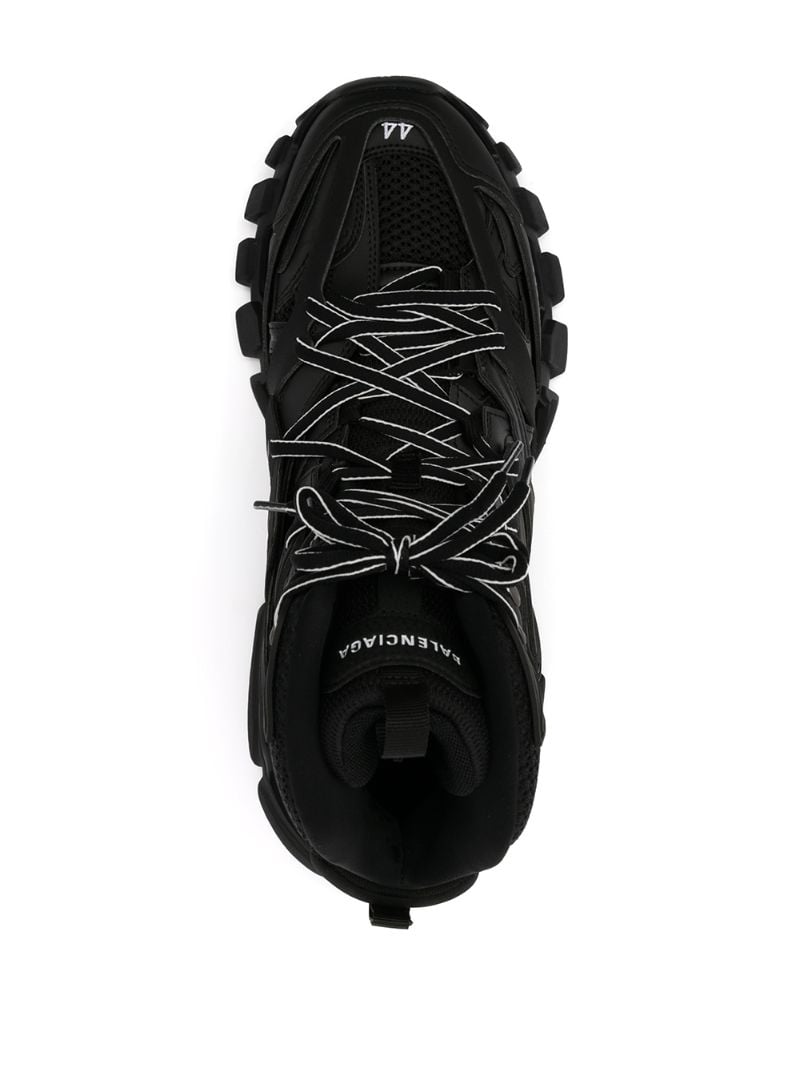 Black Track Hike High-top Sneakers