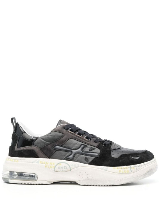 Black Drake Leather Sneakers