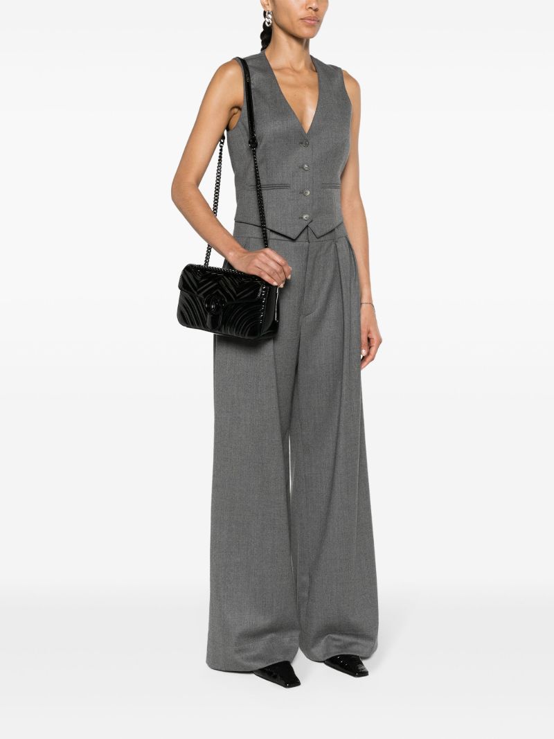 Small Gg Marmont Patent-leather Shoulder Bag