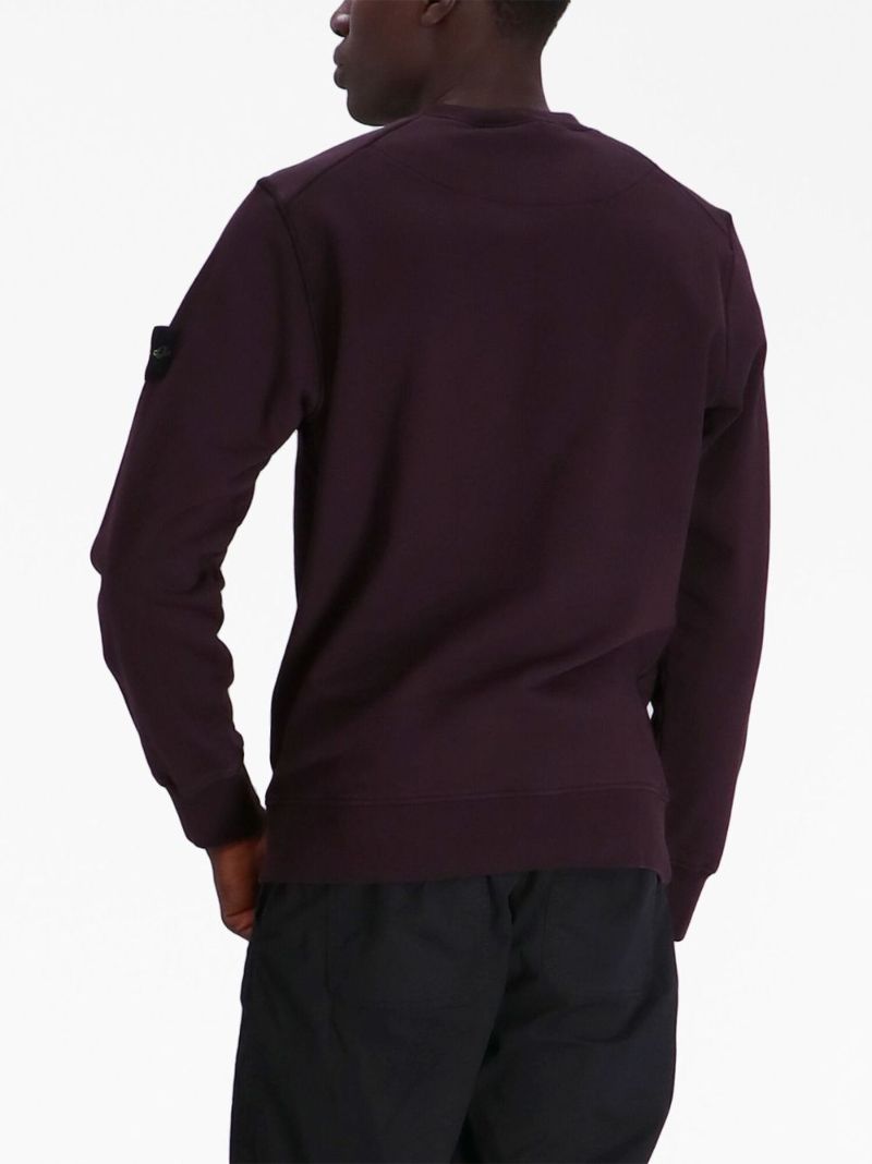 Black Cotton Sweatshirt