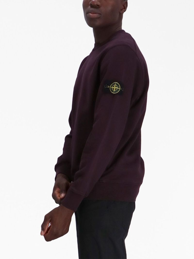 Black Cotton Sweatshirt