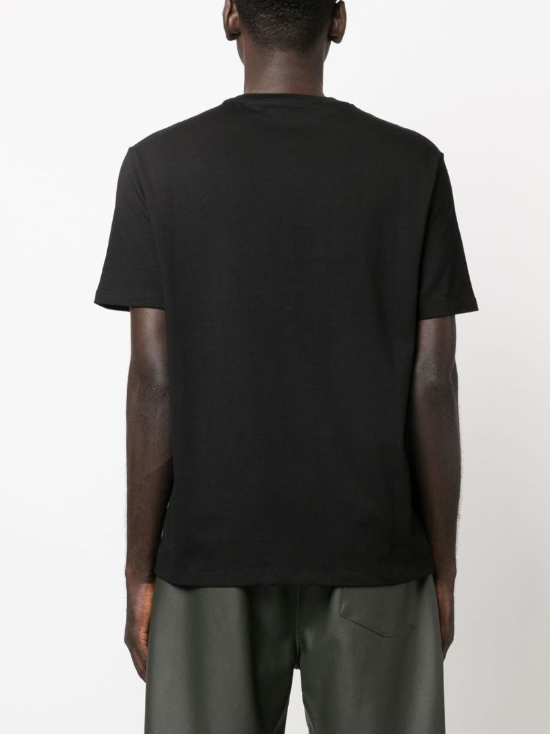 Black Cheetah Logo-print Cotton T-shirt