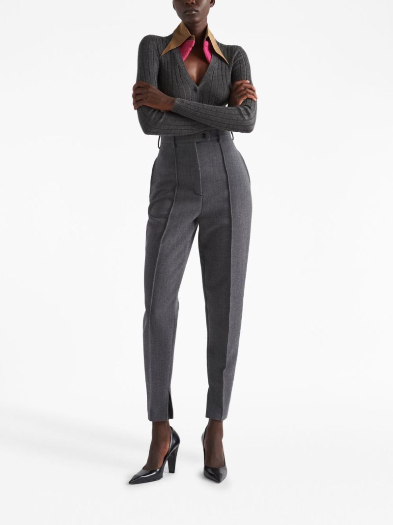 Grey Cashmere Cardigan