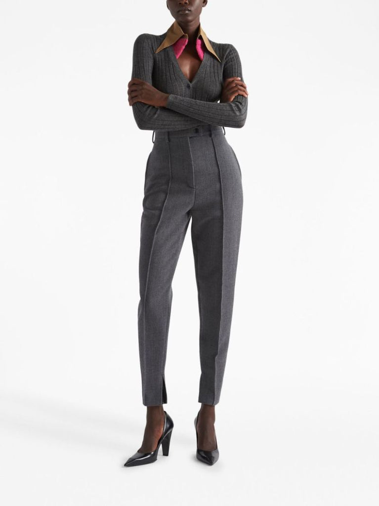 Grey Cashmere Cardigan