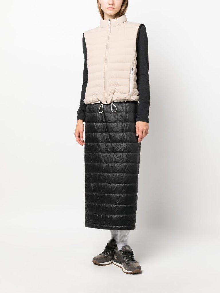 Neutral Zip-up Padded Gilet