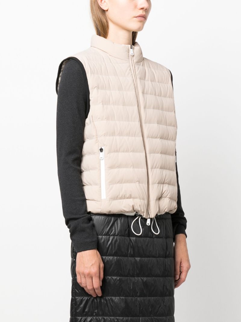 Neutral Zip-up Padded Gilet