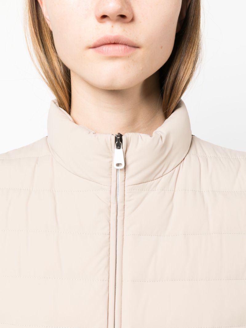 Neutral Zip-up Padded Gilet