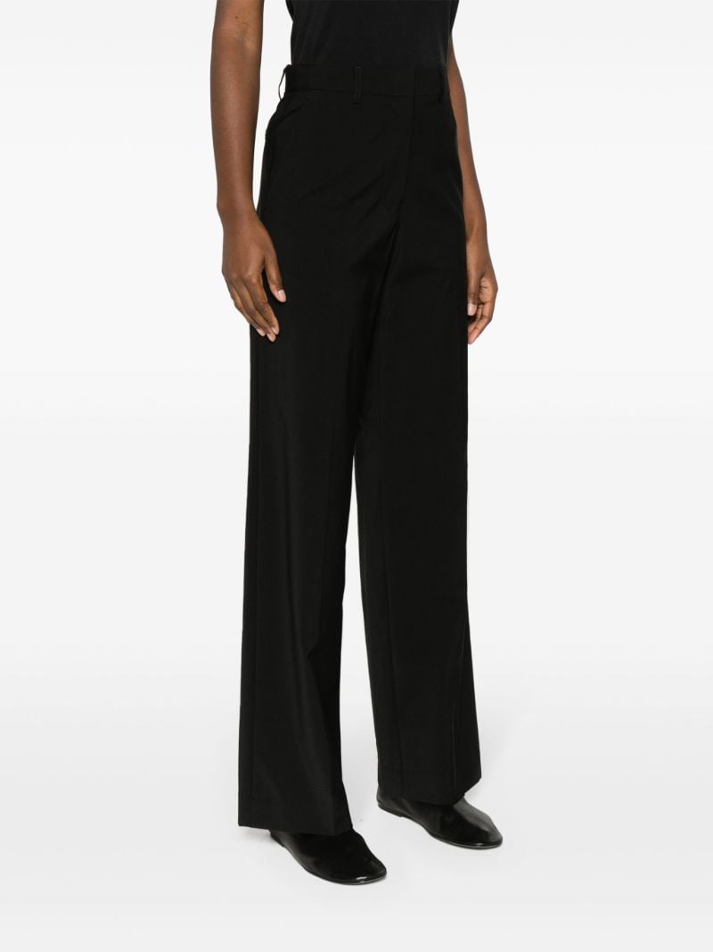 Black Tailored Wide-leg Trousers