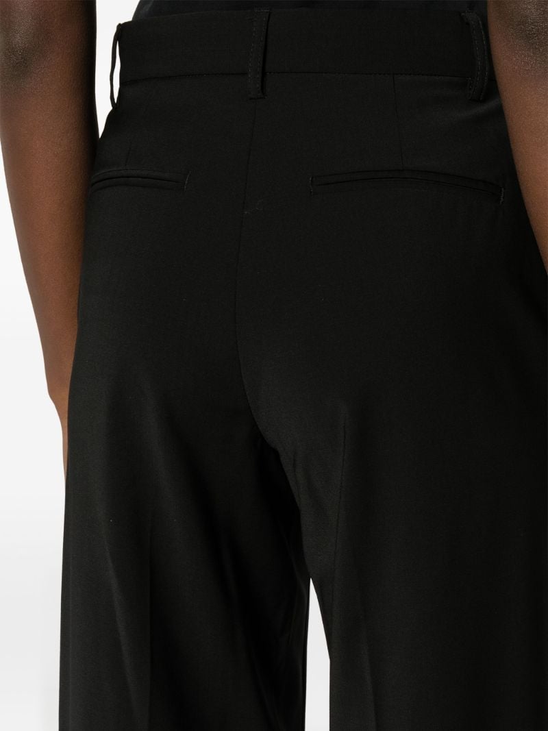 Black Tailored Wide-leg Trousers