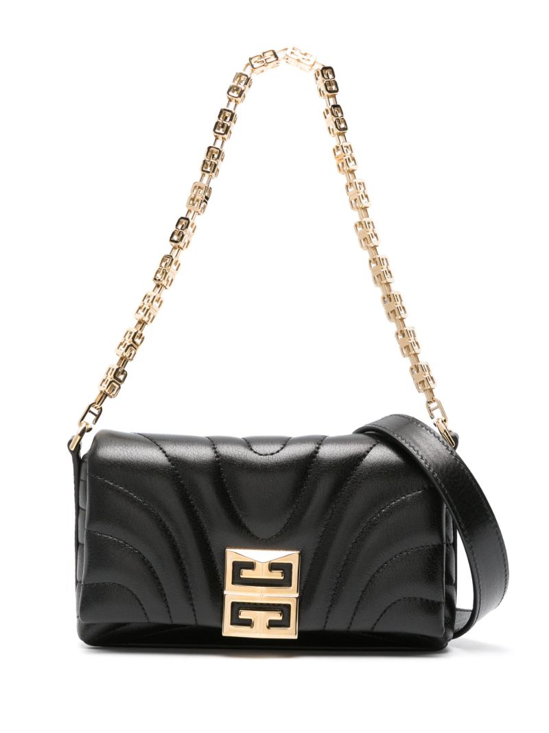 Black 4g Leather Shoulder Bag