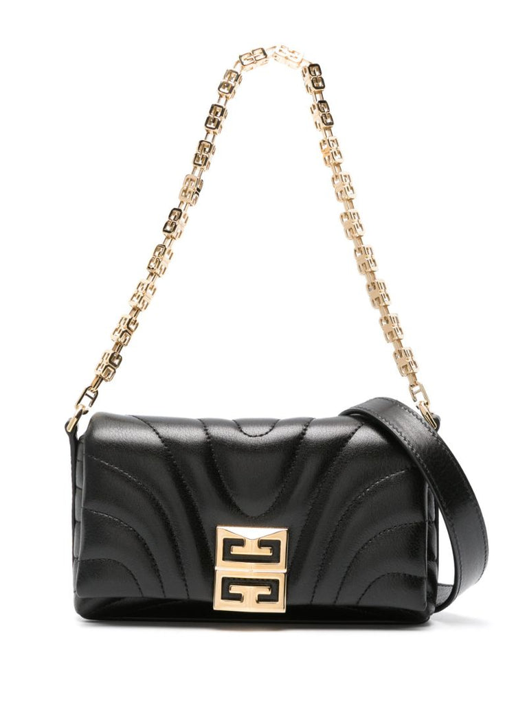 Black 4g Leather Shoulder Bag