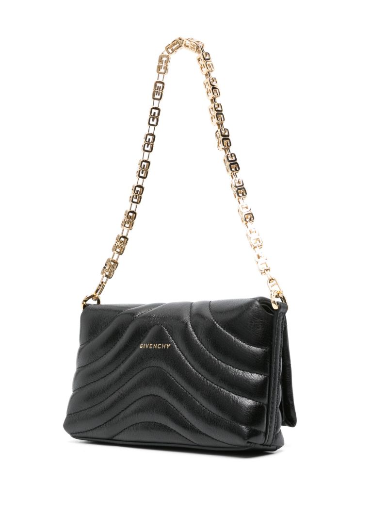 Black 4g Leather Shoulder Bag