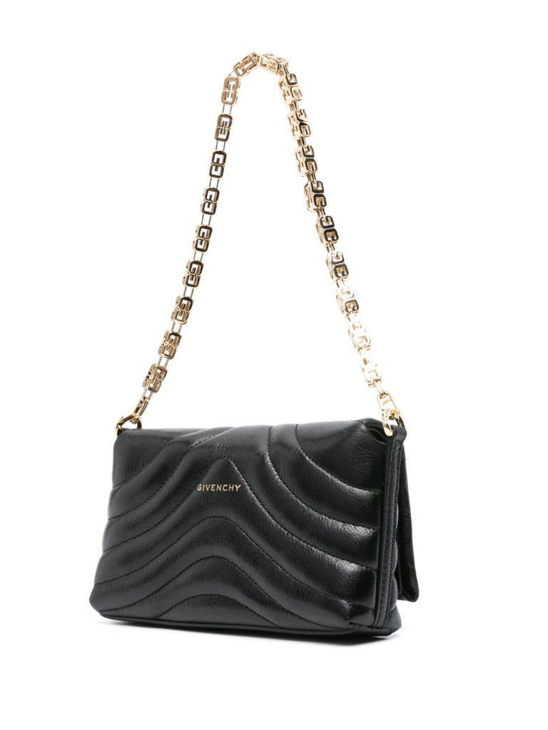 Black 4g Leather Shoulder Bag