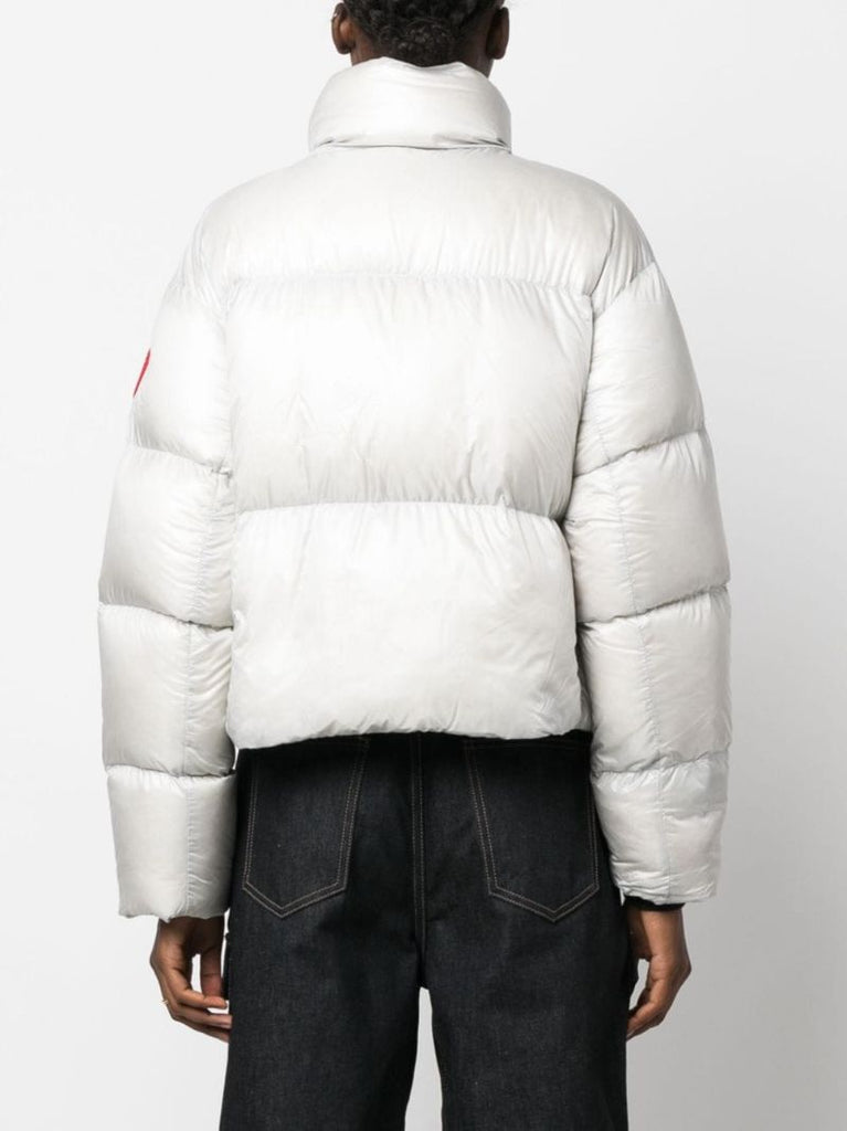 Grey Cypress Cropped Padded Jacket