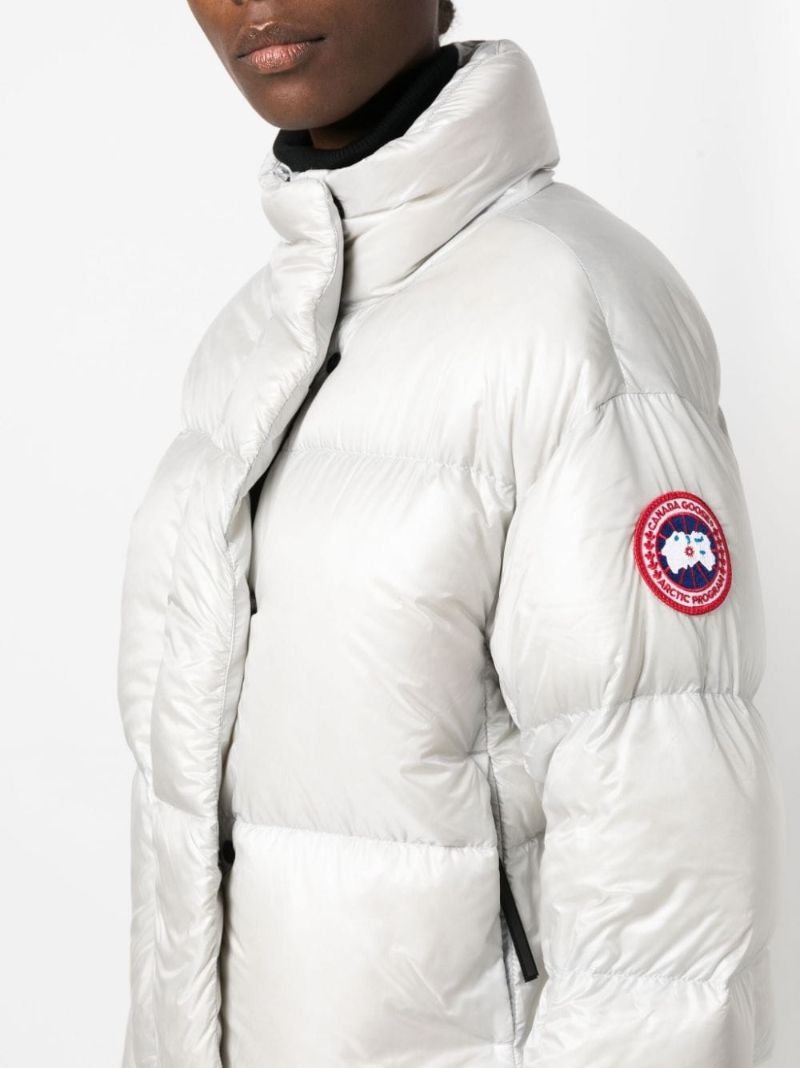 Grey Cypress Cropped Padded Jacket