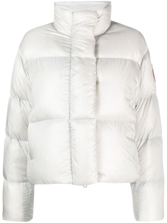 Grey Cypress Cropped Padded Jacket