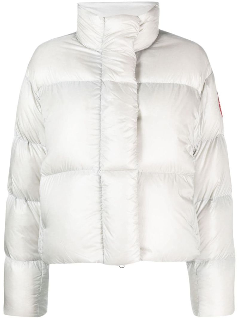 Grey Cypress Cropped Padded Jacket