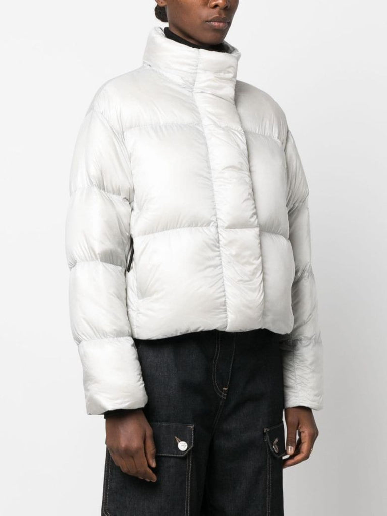 Grey Cypress Cropped Padded Jacket