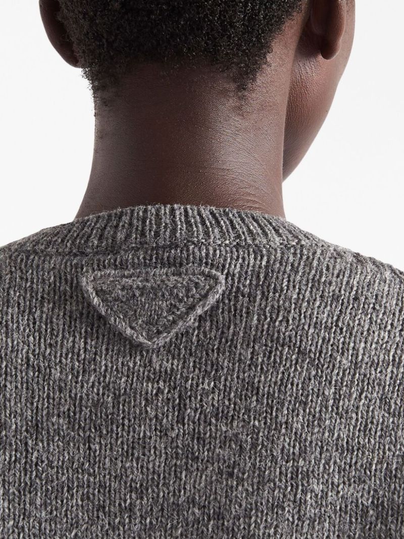 Grey Crew-neck Sweater