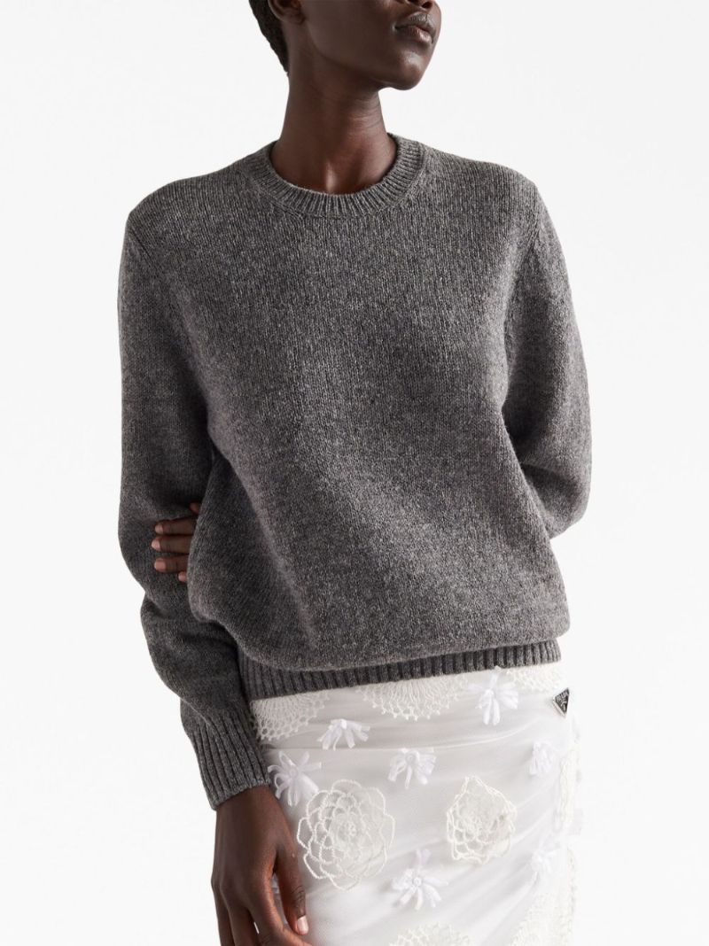 Grey Crew-neck Sweater