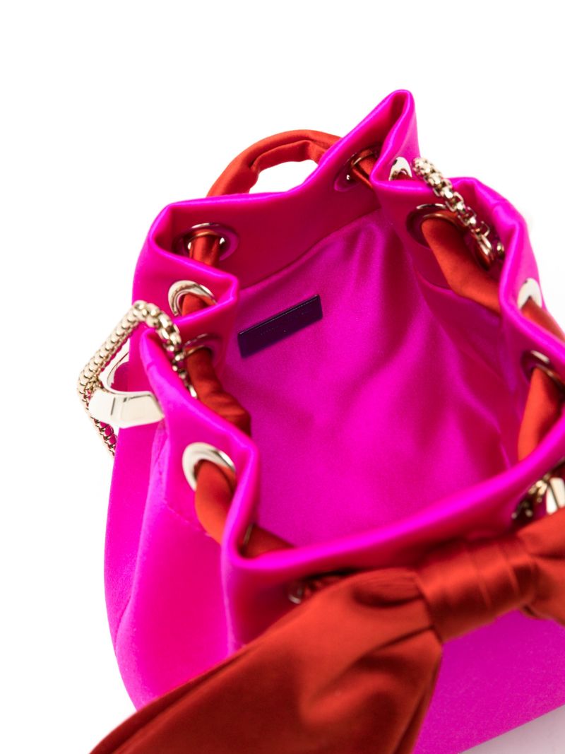 Pink Bon Bon Satin Mini Bag