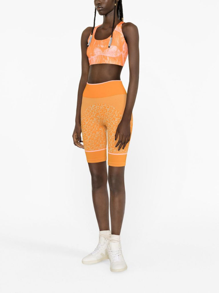 Orange Truestrength Seamless Cycling Shorts