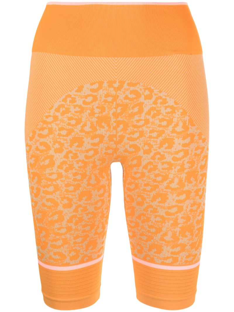 Orange Truestrength Seamless Cycling Shorts