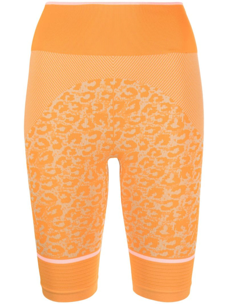 Orange Truestrength Seamless Cycling Shorts