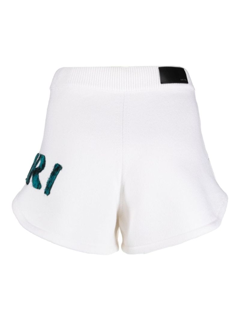 White Logo-appliquÃ_x0083_Â© Track Shorts