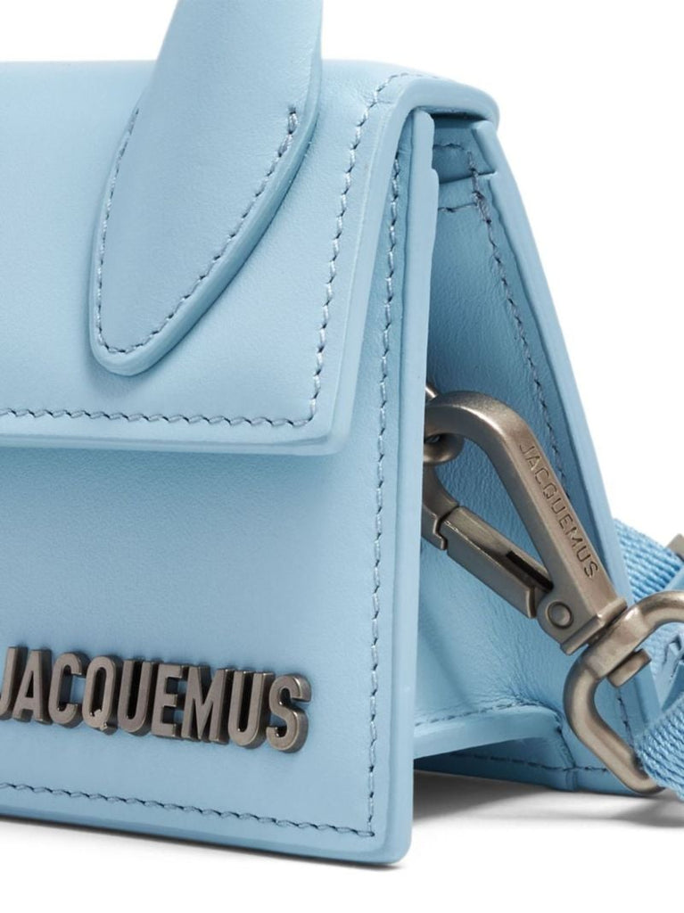 Blue Le Chiquito Homme Leather Top Handle Bag