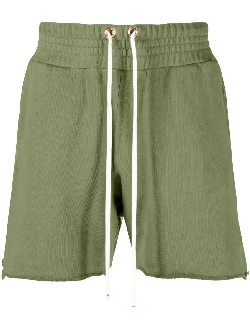 Green Yacht Cotton Track Shorts