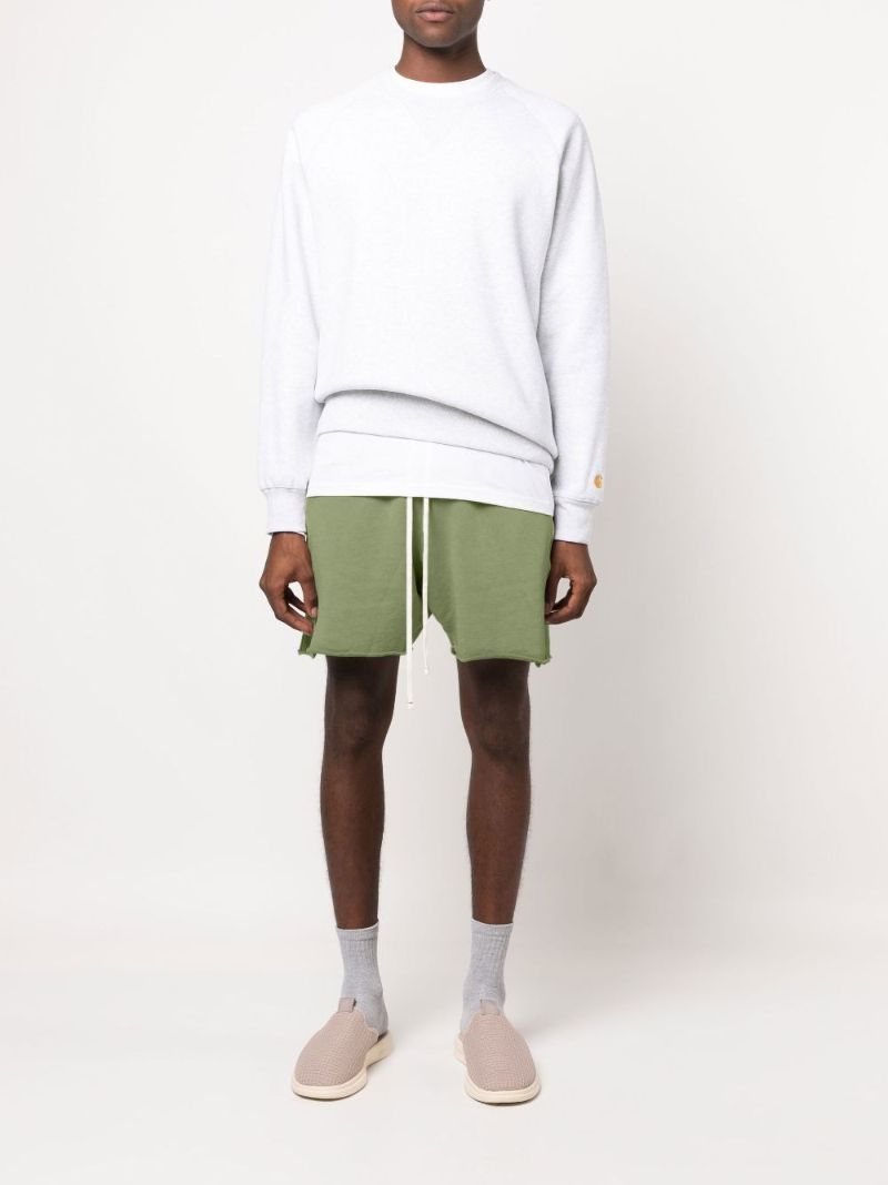Green Yacht Cotton Track Shorts