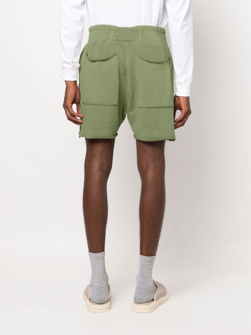 Green Yacht Cotton Track Shorts