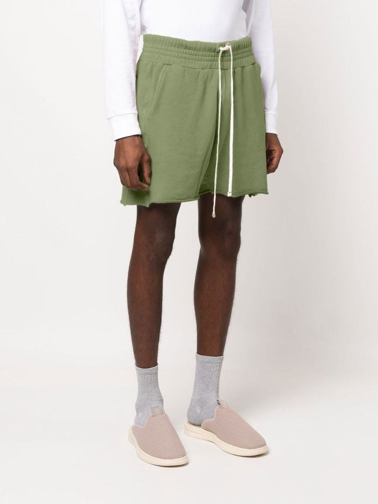 Green Yacht Cotton Track Shorts