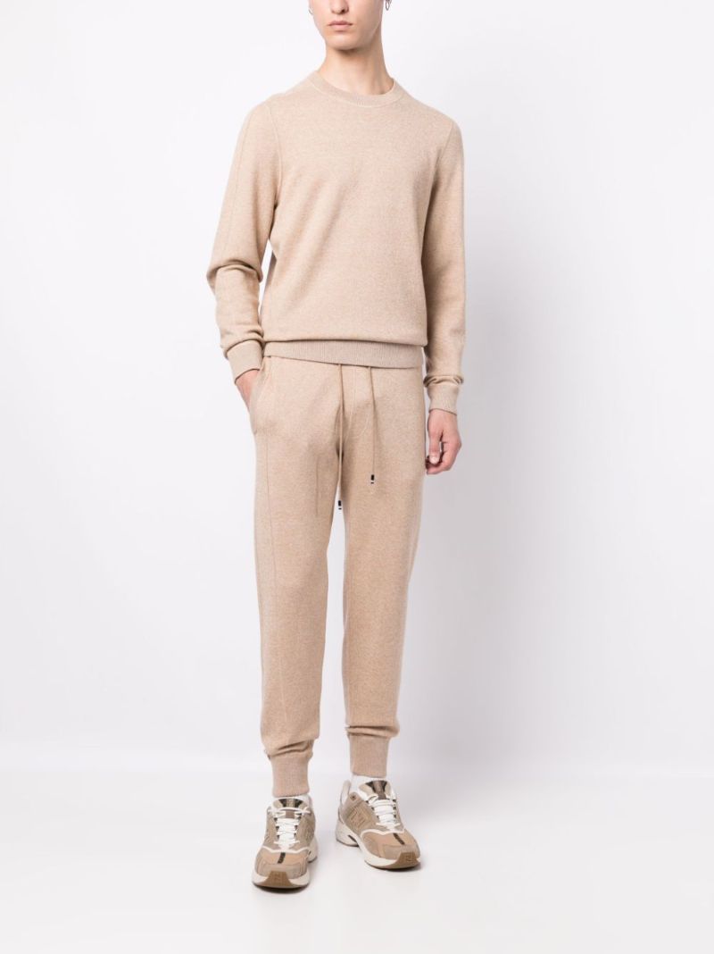 Neutral Knitted Track Pants
