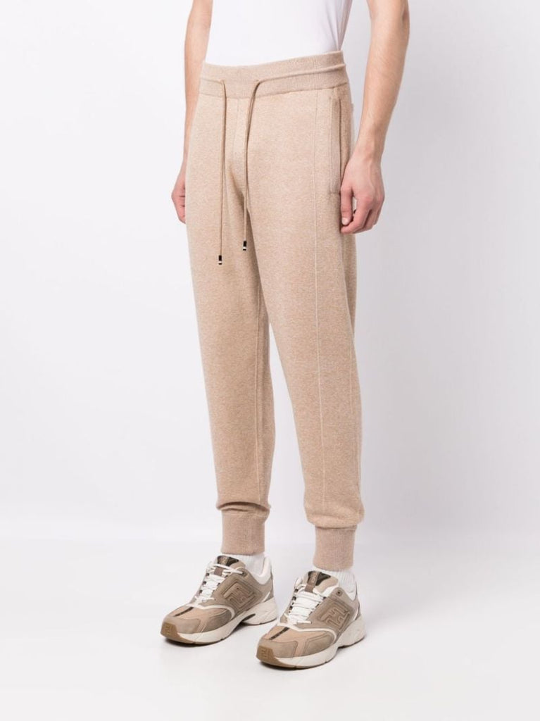 Neutral Knitted Track Pants