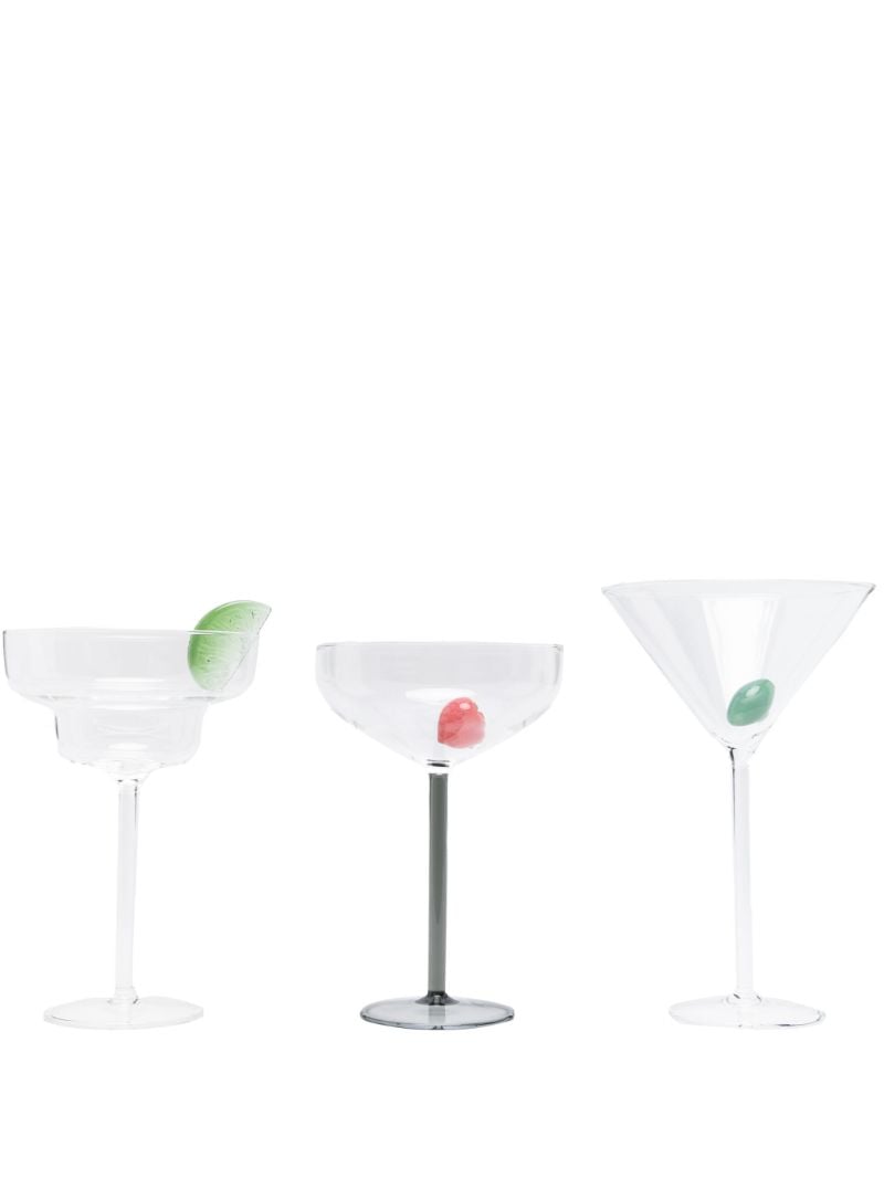 X Browns Cocktail Glasses (set of Three)